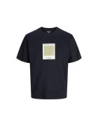 Jack & Jones Tricou JACK &JONES Islington AOP 40205 - Negru