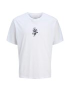 Jack  Jones Tricou JACK &JONES Miko Crew 48338 - Alb