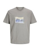 Jack  Jones Tricou JACK &JONES Sago Photo Slub 45503 - Gri