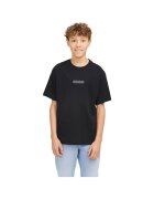 Jack  Jones Tricou JACK &JONES Taka JNR 39231 - Negru