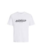 Jack  Jones Tricou JACK &JONES Vesterbro Newton Brand 39308 - Alb