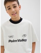 Jack  Jones Tricou lejer cu guler contrastant - Alb/Negru
