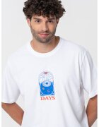 Jack  Jones Tricou lejer cu imprimeu pe spate - Alb optic