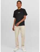 Jack  Jones Tricou lejer cu text - Negru