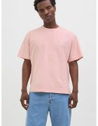 Jack & Jones Tricou lejer de bumbac cu imprimeu foto pe partea din spate - Roz