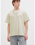 Jack  Jones Tricou lejer de bumbac cu imprimeu foto pe partea din spate - Verde pal