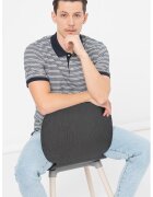 Jack  Jones Tricou polo cu dungi Bluwin - Albastru ultramarin/Alb murdar