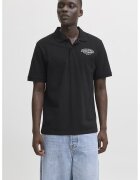 Jack  Jones Tricou polo de bumbac pique - Negru