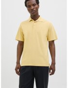 Jack  Jones Tricou polo din material pique William - Gri deschis