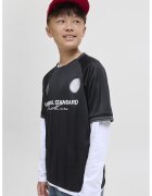 Jack  Jones Tricou regular fit cu model text - Negru