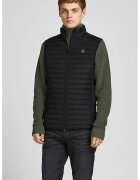 Jack  Jones Vesta matlasata cu fermoar - Negru