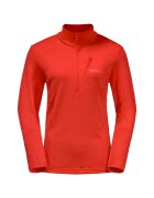 Jack Wolfskin Bluza sport din fleece - Kolbenberg HZ W 1710791 - Portocaliu