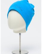 Jack Wolfskin Caciula unisex din material fleece cu detaliu cu broderie logo Real Stuff - Albastru inchis