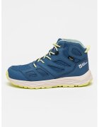 Jack Wolfskin Cizme mid-cut Woodland 2 Texapore - Albastru inchis/Alb optic
