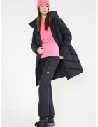 Jack Wolfskin Geaca cu umplutura de puf - gluga si model matlasat Marienplatz - Negru