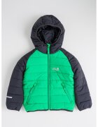 Jack Wolfskin Geaca cu vatelina si gluga Zenon - Negru/Verde deschis