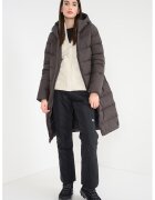 Jack Wolfskin Geaca matlasata cu umplutura de puf si gluga Frozen Palace - Gri antracit