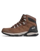 Jack Wolfskin Ghete trekking dama - REFUGIO TEXAPORE MID - impermeabile - piele naturala - maro