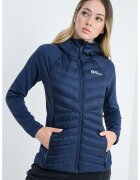 Jack Wolfskin Jacheta cu fermoar Pro Hybrid Routerburn - Albastru inchis
