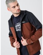 Jack Wolfskin Jacheta in doua nuante - Maro inchis/Negru
