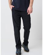 Jack Wolfskin Pantaloni uni cu buzunare laterale - Negru