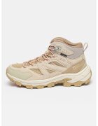 Jack Wolfskin Pantofi cu garnituri de piele intoarsa pentru trekking Vojo Tour Texapore - Crem