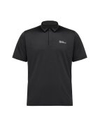 Jack Wolfskin Tricouri polo de barbati - Delfami Polo Shirt 1809801 - Negru