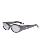 JACQUEMUS Ochelari de soare cu lentile ovale - Gri inchis