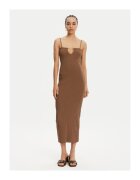 JACQUEMUS Rochie dama 24E241KN3582355 - Viscoza/Poliester - Maro - Maro