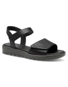 Jana Shoes Jana Sandale negre de damă Jana cu velcro 28265-42-001 07579