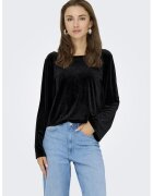 JdY Bluza cu funda pe spate - Negru