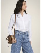 JdY Camasa regular fit cu guler ascutit Mio - Alb