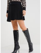 JdY Fusta mini evazata - Negru