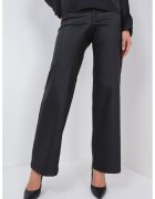JdY Pantaloni peliculizati cu croiala evazata Thunder - Negru