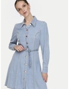 JdY Rochie dama - 304913297 - Lyocell/Bumbac - Albastru - Albastru
