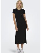JdY Rochie-tricou cu slituri laterale Yava - Negru