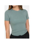 JdY Tricou dama - 304806896 - Viscoza/Nylon - Albastru - Albastru
