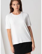 JdY Tricou lejer cu model uni - Alb optic