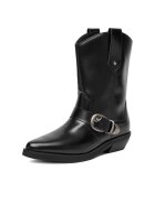 JENNY Cizme dama - cowboy - negre