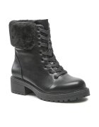 Jenny Fairy Botine dama - 5904862176475 - Piele ecologica - Negru - Negru