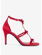 JENNY Sandale dama 5903698723990 - Textil - Rosu - Rosu