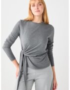 JIMMY KEY Bluza cu detaliu innodat - Gri melange