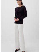 JIMMY KEY Bluza cu detaliu rasucit - Negru