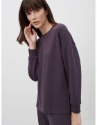 JIMMY KEY Bluza de trening din amestec de modal cu slituri laterale - Gri antracit