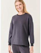 JIMMY KEY Bluza de trening din amestec de modal - Gri antracit