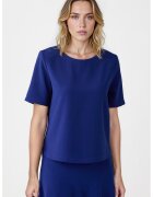 JIMMY KEY Bluza lejera uni - Albastru inchis
