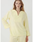 JIMMY KEY Bluza-tunica cu maneci cazute - Galben pal