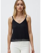 JIMMY KEY Bluza uni cu decolteu in V - Negru