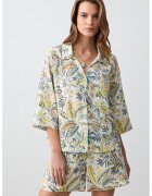 JIMMY KEY Camasa cu maneci scurte si imprimeu floral - Multicolor