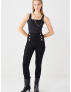 JIMMY KEY Colanti cu nasturi decorativi - Negru
